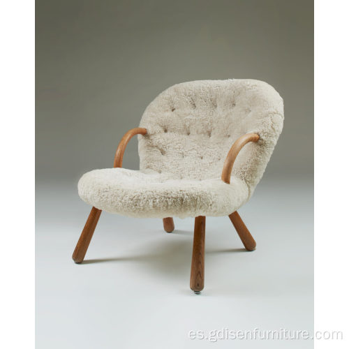 Arnold Madsen Par de sillas de almejas de luz de luna